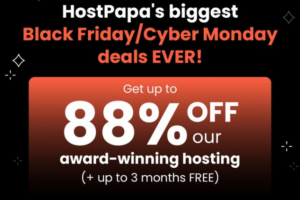 [Black Friday 2024] HostPapa – Up to 88% Off Hosting Deals