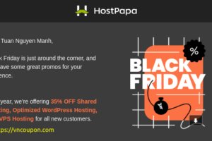 [Black Friday 2023] HostPapa – 35% OFF Shared Hosting, Optimized WordPress Hosting, and VPS Hosting