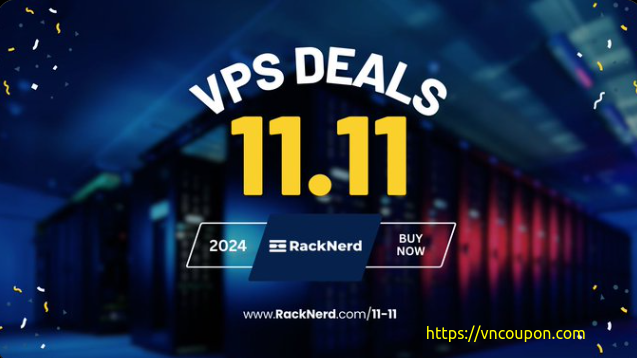 [11.11 SPECIALS] RackNerd – Special KVM VPS from $11.11/YEAR