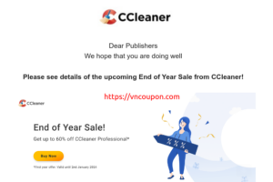 CCleaner Coupon & Promo 2023 – Get 60% off on CCleaner Professional