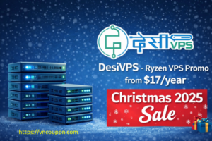 DesiVPS Christmas & New Year Offer – Ryzen VPS Promo from $17/year