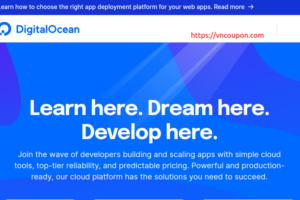 DigitalOcean Coupon –  Free $200 USD Credit on July 2024 for New Account
