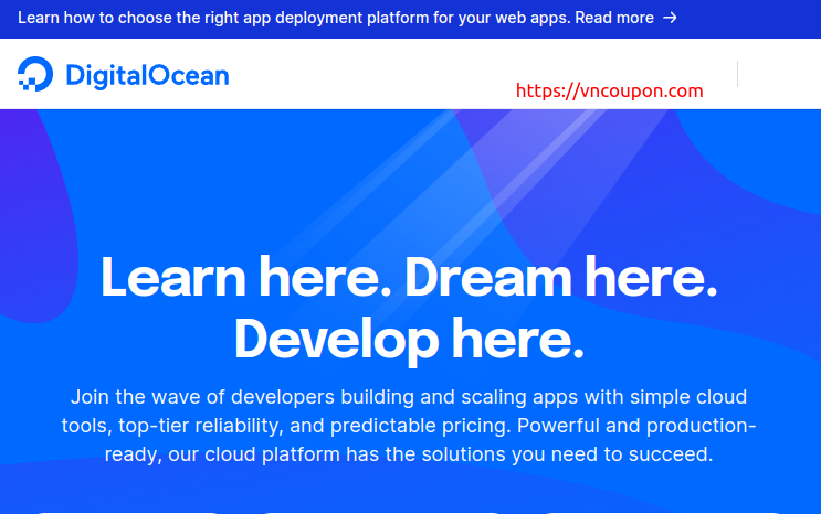 DigitalOcean Coupon –  Free $200 USD Credit on July 2024 for New Account