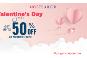HostSailor Special Valentine’s Deal with 50% Off all services