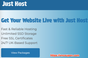 JustHost.me – UK Ryzen VPS Special only $3.81/month