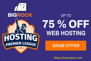 BigRock Hosting Premier League is back – Up to 75% Off All Web Hosting