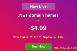 FireVPS Flash Sale – .NET Domain for Just $4.99