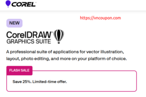 25% Off Promo on CorelDRAW Graphics Suite 2024