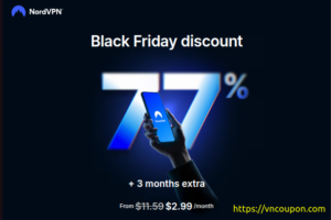 NordVPN Black Friday 2025 Deal – 77% off + 3 months FREE!