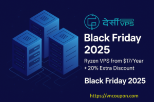 [Black Friday 2025] DesiVPS – Ryzen VPS from $17/Year + 20% Extra Discount