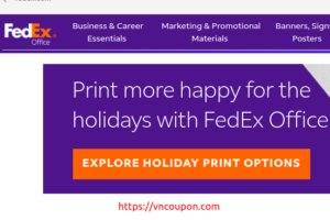 FedEx Office – Get 20% off $100 with $250 max discount