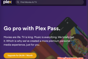 Go pro with Plex Pass for just $4.99/month.