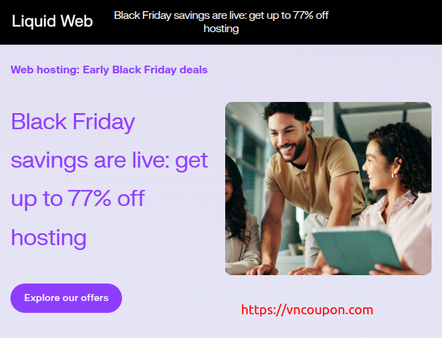 [Black Friday 2025] Liquid Web – Up to 77% Off Selected Hosting
