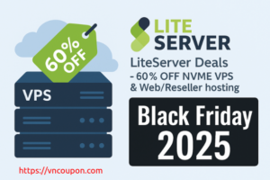 LiteServer – Black Friday/Cyber Monday 2025 deals – 60% OFF NVME VPS & Web/Reseller hosting