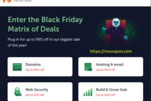[Black Friday 2025] Namecheap – Save up to 99% on Domains & Hosting