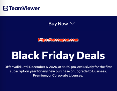 TeamViewer Black Friday 2024 Sale – Save up to 30%