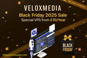 [Black Friday 2025] VeloxMedia – Special VPS from £10/Year
