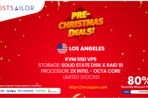 HostSailor Xmas & New Year 2025 Coupons – 80% Off KVM VPS