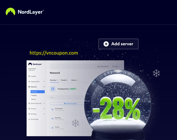 NordLayer Winter Sale –  Exclusive 25% discount on yearly plans.