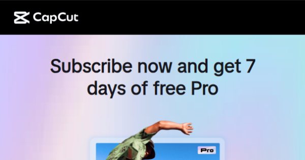 Get CapCut Pro from just $9.99/month! Limited-time offer - VN Coupon