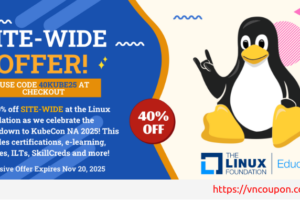 Save 40% on Trainings and Certifications at The Linux Foundation