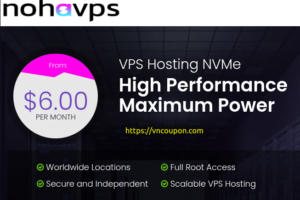 [Summer Sale] NohaVPS – 50% Off NVMe VPS from $36/Year