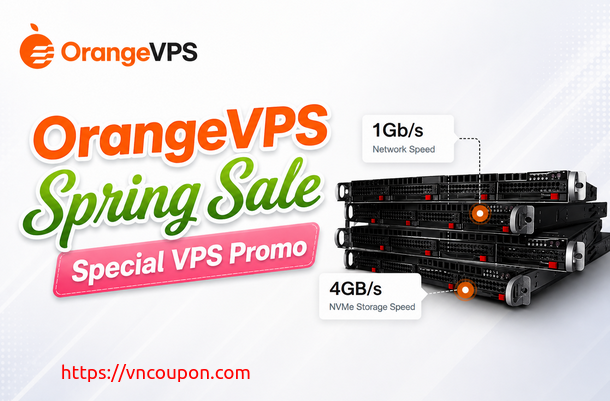 [Spring Sale] OrangeVPS – Special VPS Promo from $16.88/Year