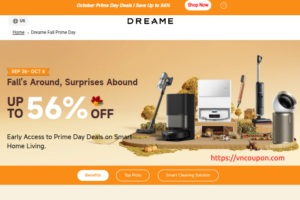 [Prime Day Sale] Dreame – Up to 56% off on popular products