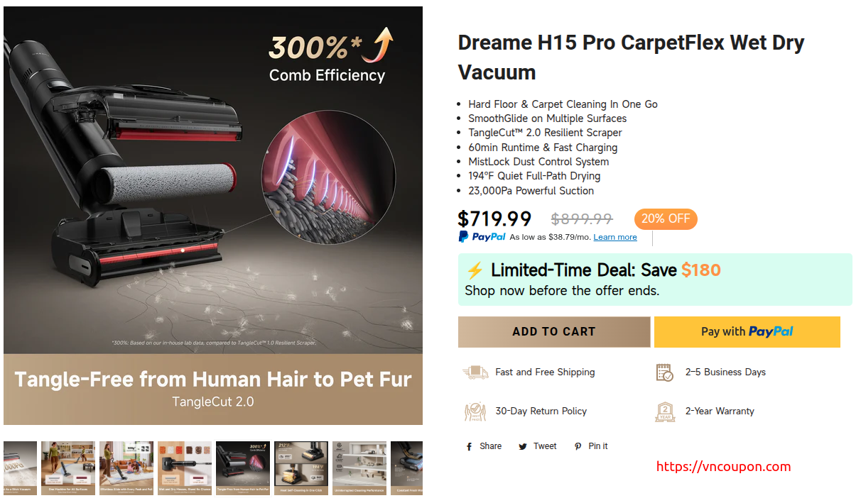 Dreame – Enjoy a special $600 OFF launch offer
