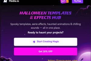 [Halloween 2025 Sale] Media.io – Enjoy 20% OFF on AI Magic Tools