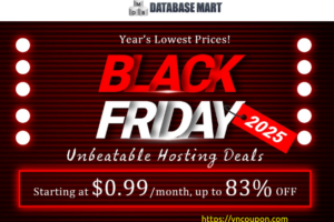 [Black Friday 2025] Database Mart – Save up to 83% Off Servers