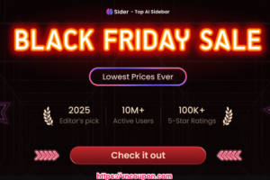 Save up to 40% with Sider AI this Black Friday 2025