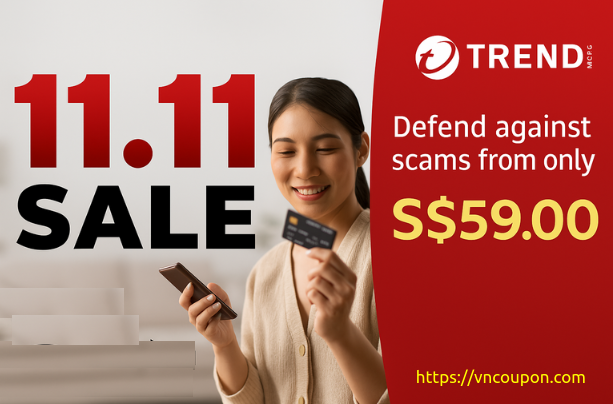 [11.11 Sale] Trend Micro Security Promotions | Only SGD 59
