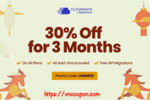 Cloudways Coupon Codes in  February 2026 – 30% Off New Year Sale