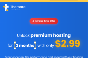 [New Year 2026 Sale] Thamara Cloud – Up to 96% OFF Premium Hosting + Free Domain
