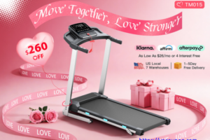 WELLFIT Treadmill Valentine’s Day Special: TM015 Now Only $239 – Limited Stock