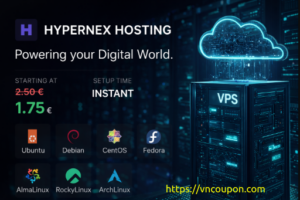 HyperNex – 30% Off KVM VPS Hosting from €1.75/month