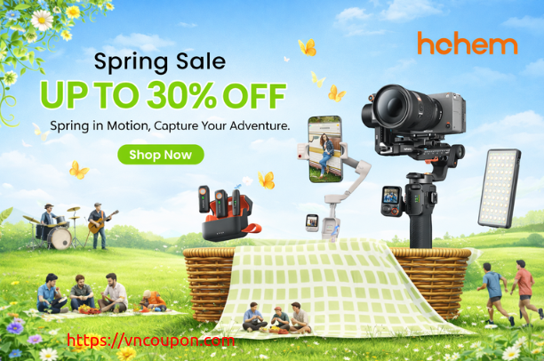 Hohem Gimbal Spring Special Sale – Up to 30% OFF