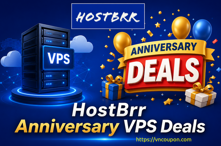 HostBrr Anniversary VPS Deals – AMD EPYC Turin from €3/Month