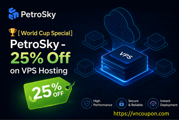 [Summer Sale] PetroSky – 25% Off on VPS Hosting