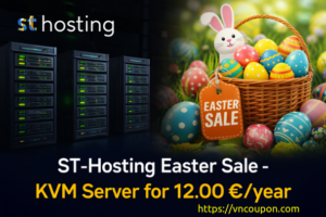[Easter 2026 Sale] ST-Hosting – KVM Server for 12.00 €/year located in Germany