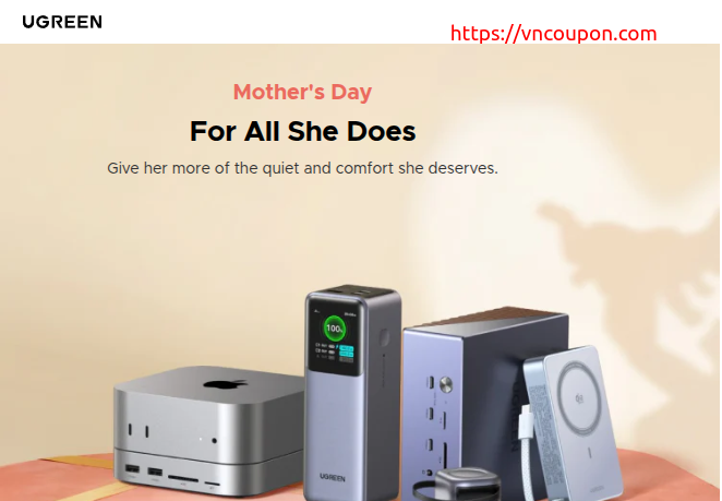 UGREEN Mother’s Day Sales – Up to 40% OFF