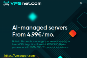 VPSnet.com – EU NVMe VPS from €4.99/month – 60% Off for first month