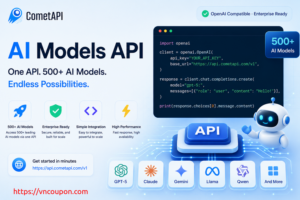 CometAPI – 500+ AI Models API + Free Credits on Signup