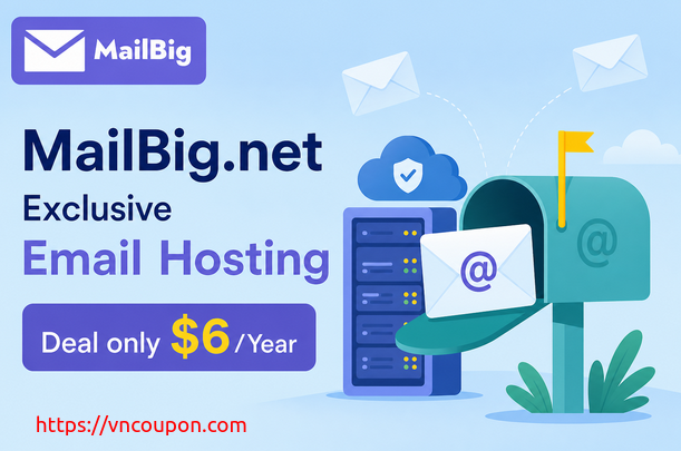 MailBig.net Exclusive Email Hosting Deal only $6/Year