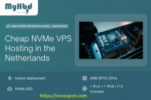 MyHBD – KVM VPS from €2.5/month with AMD EPYC