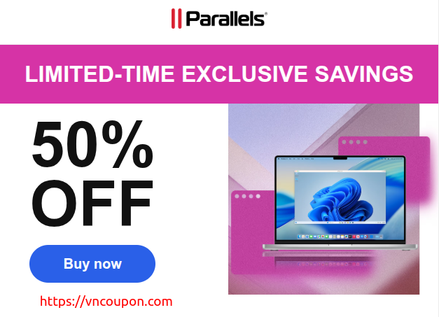 Get 50% Off Parallels Desktop – Spring Sale