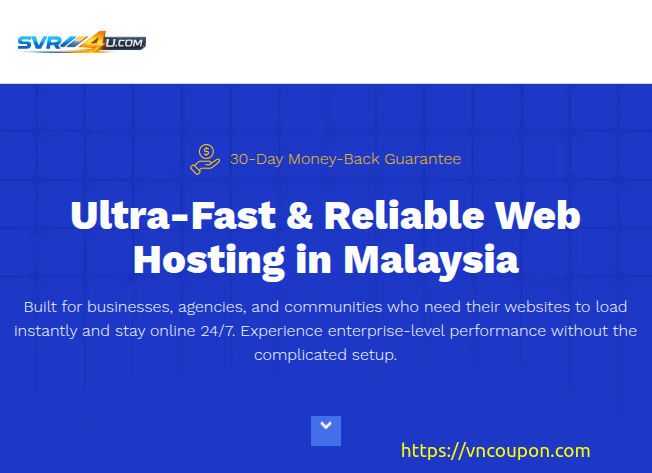 svr4u.com Singapore KVM VPS – 50% Off from $5/month