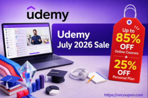 Udemy July 2026 Sale  – Up to 85% OFF Online Courses