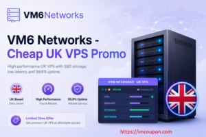 VM6 Networks – Cheap UK VPS Promo from £1.17/month